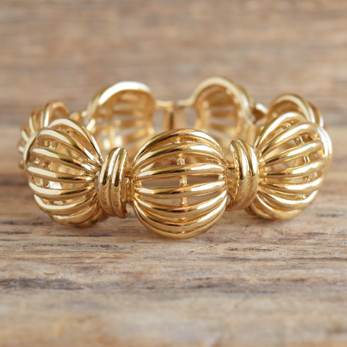 Chunky Golden Monet Bracelet